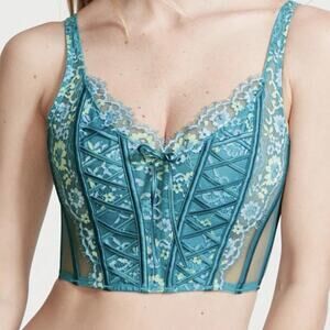 Victoria's Secret Dream Angels Green Corset Top Size S